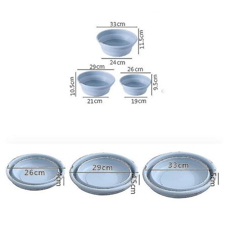 Sammenklappelig Vask Husholdning Plastik Vask Vaskeri Bærbare Rejser