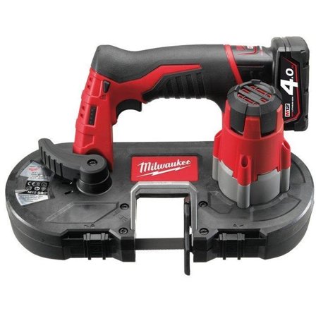 Milwaukee M12 BS-402C Båndsag med batteri og lader, Maskiner