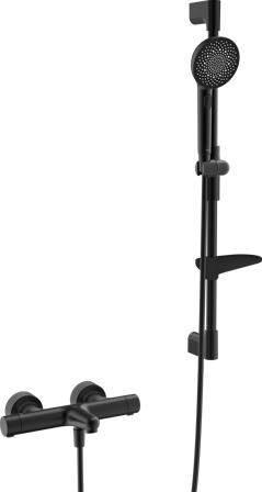 Oras Aurelia 4749 Duschset 150 c/c Mattsvart, Badrum