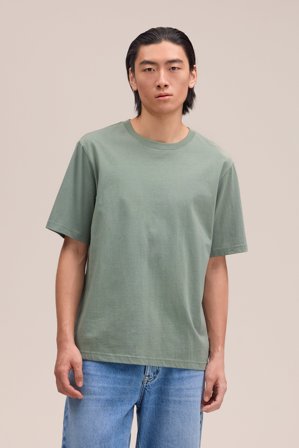 NN.07 Jett T-Shirt Herren Grün Bio-Baumwolle