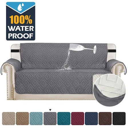 1/2/3/4-sits Vattentätt Sofföverdrag för Vardagsrum Slitstarkt Möbelskydd för Hundar, Husdjur och Barn Halkfritt Soffskydd Möbelskydd_yux