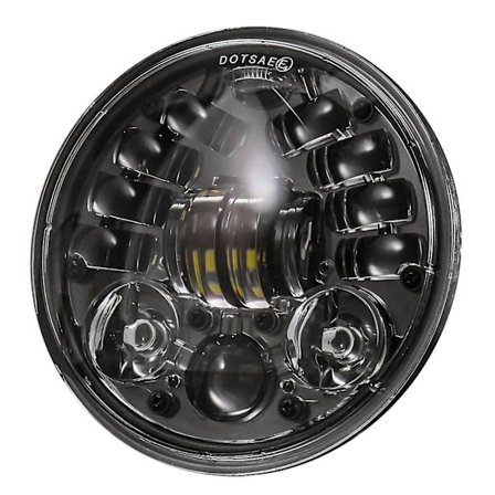 Universaali 5.75 tuuman LED-ajovalo 5 3/4 tuuman LED-päiväajovalot korkea/matala 36W säde Moottoripyörän vilkkuvalo Päiväajovalo R