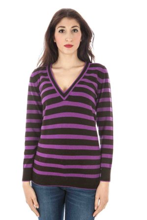 Fred Perry Maglia Donna Viola