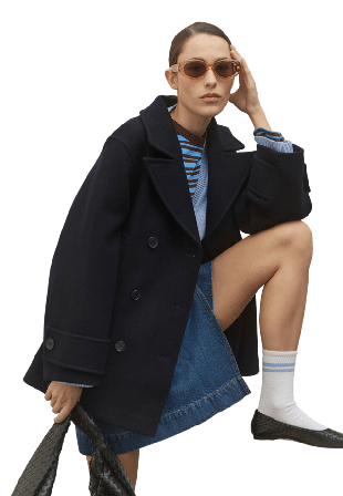 Carin Wester Jacka i ullmix RANEA Jackor Blå 44