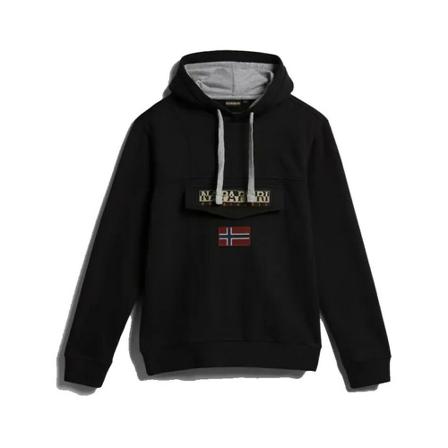 Napapijri Sweatshirts & Hoodies Sort, Herre, Størrelse: 2XL