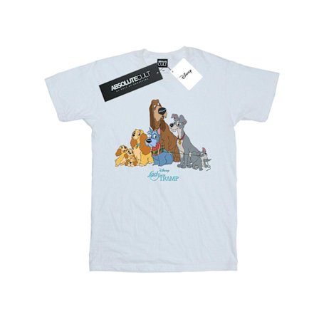 Disney Boys Lady And The Tramp Classic Group T-Shirt 5-6 år