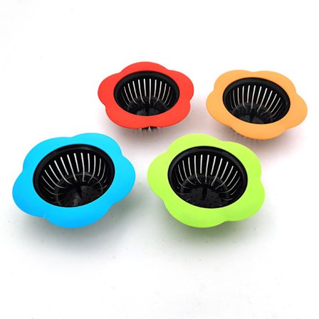 4 st Blommaformade Handfatssil Strainer Plast Golvbrunn S, ZQKLA