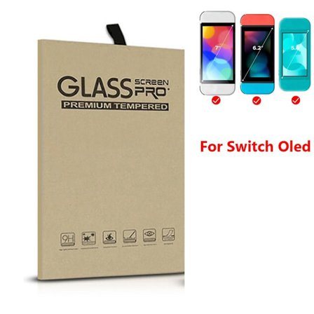 2ST Skärmskydd härdat glas FÖR SWITCH OLED FÖR SWITCH