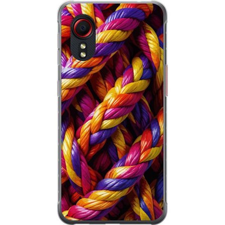 Kompatibelt Mobilskal till Samsung Galaxy Xcover 5 Färgstarka rep