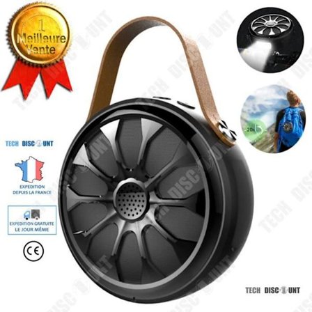 TD Bluetooth-högtalare vattentät högtalare bil usb självlysande bärbar utgrävd trådlös konferensdammtät ficklampa