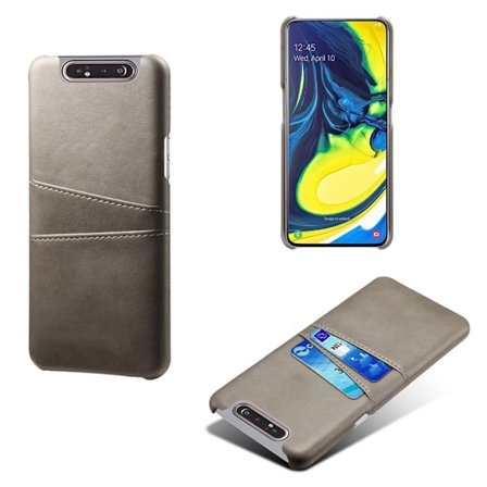 Dual Card Samsung Galaxy A80 kuoret - Harmaa