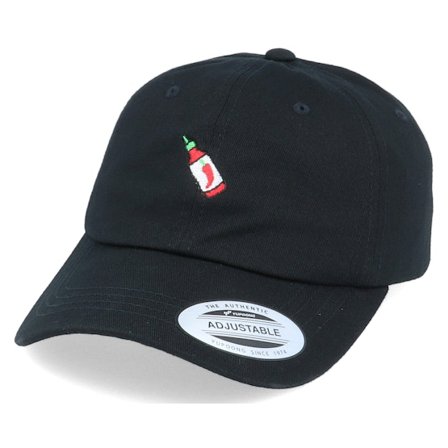 Hatstore - Preto unconstructed Boné - Hatstore x Kevin Bang - Sriracha Hot Chili Sauce Black Dad Cap @ Hatstore