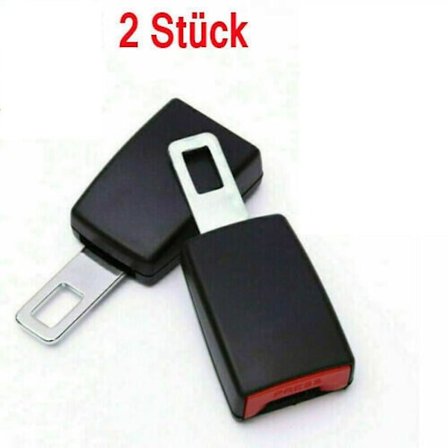 2x Auto Sicherheit Sitzgurt Extender Verlängerung Schnalle Lock Clip justerbar