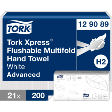 Håndkle 2L Z-Fold Spylbar H2