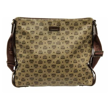 MCM Pre-owned, Pre-owned Cross Body Bags Bruin, Dames, Maat:ONE Size