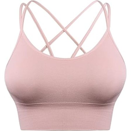 1 st dam sport-bh avtagbara kuddar elastisk utan bygel sport-bh yoga, löpning, dans sport underkläder bustier S-XXL