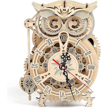 Ugleur - 3D-puslespil, trælegetøj, håndværkssæt, gør-det-selv-modelgave til voksne; hjerne