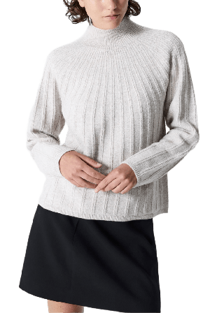 French Connection Kezia Grown On Knit Jumper Tröjor Dam Beige L