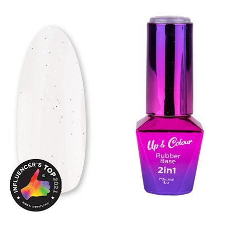 Mollylac - Gummibase 2in1 Up&Colour - Nr. 2 - UV gel/LED - Base coat