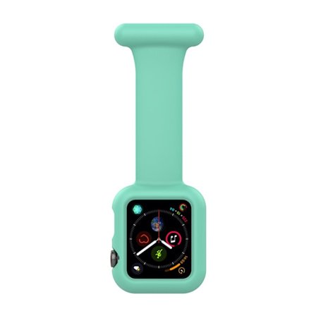 Apple Watch (45mm) silikoninen ranneke - Syaani