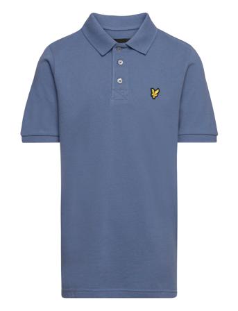 Classic Polo Shirt T-shirts Polo Shirts Short-sleeved Polo Shirts Blå Lyle & Scott Junior*Betinget Tilbud