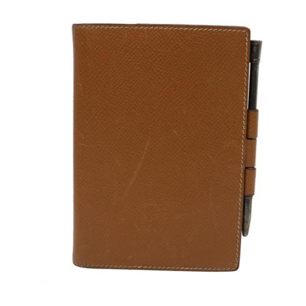 Hermès Vintage, Pre-owned Agenda cover Bruin, Dames, Maat:ONE Size,leer