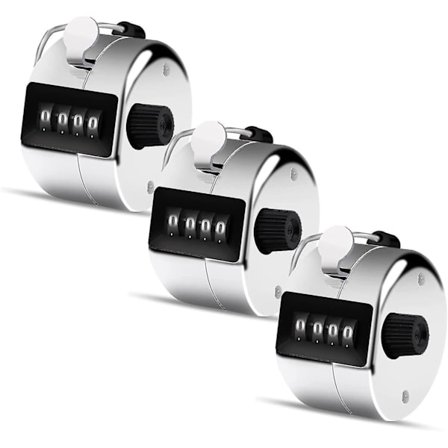 Metal Håndtæller 4-cifret Lap Counter Clicker