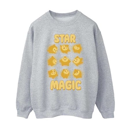 Wish Herr Star Magic Tile Sweatshirt L Sportgrå