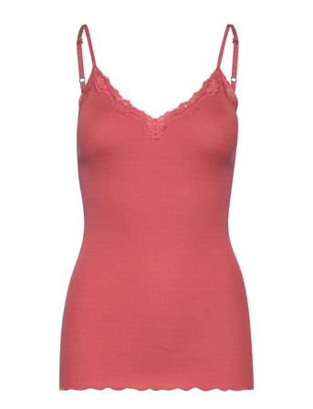Silk Strap Top Regular W/Rev Vintag Pink Rosemunde