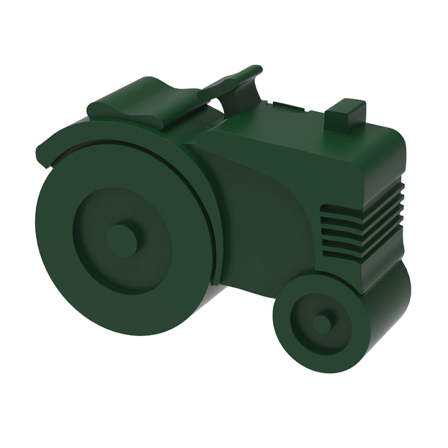 Blafre Matboks m/to rom Traktor, Mørkegrønn, 1 stk.