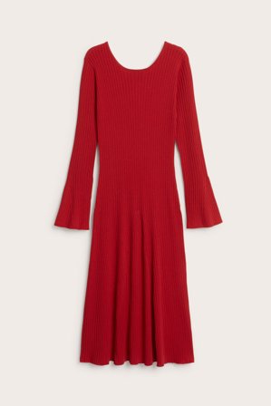 Kappahl | Sukienka z dzianiny | Czerwony