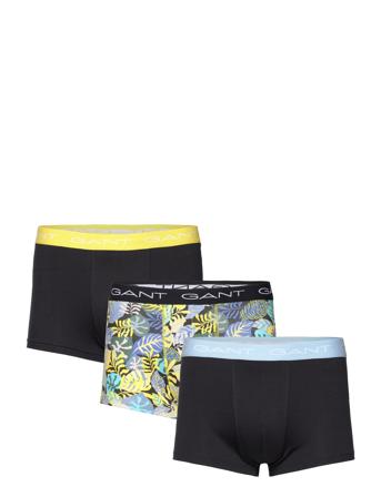Tropical Print Trunk 3-Pack Boksershorts Svart GANT*Betinget Tilbud