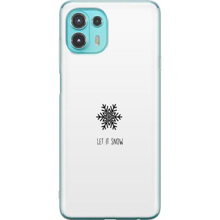 Motorola Edge 20 Lite Gjennomsiktig deksel La det snø