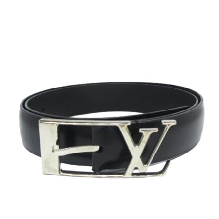 Louis Vuitton Vintage, Pre-owned Leather belts Zwart, Dames, Maat:ONE Size