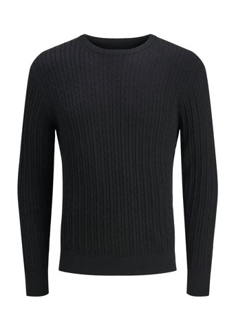 Jack & Jones | Jjeemil Knit Cable Crew Neck Noos | L