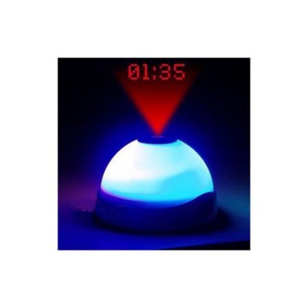 Väckarklocka med LED-ljus och Projektor
