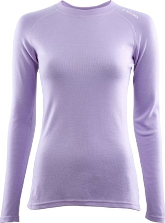Aclima WarmWool Crew Neck Woman Women base layer tops Purple XS