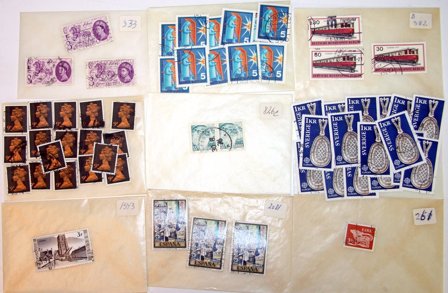 Europa - Dubletsamling i 4 kartotekskasser - Stemplet