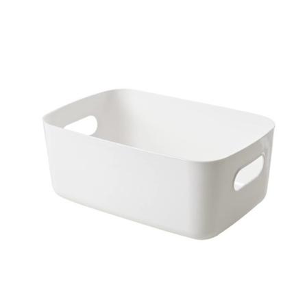 Desktop kosmetisk förvaringsbox, diverse organizer förvaring White 19.3*13.5*7.3cm
