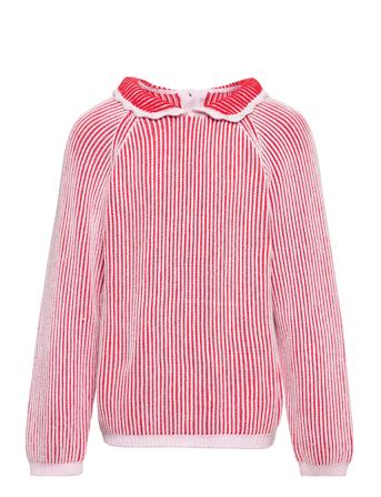 Brioche Blouse W. Collar Red Copenhagen Colors