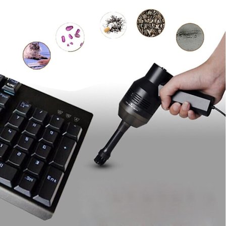 Mini genopladelig støvsuger trådløs støvsuger bordstøvsuger H