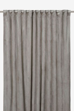 Svanefors - Gardin Elise, 2-pak - Grå - Gardinfag med rynkebånd - Fra Homeroom