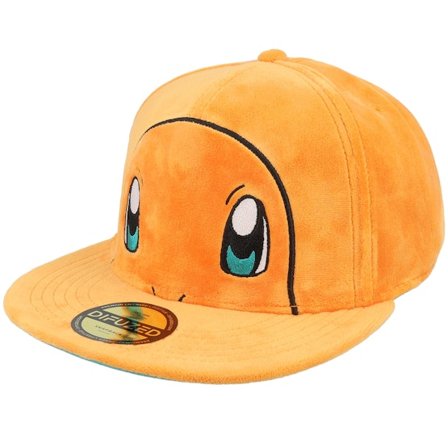 Difuzed - Oranžový snapback Kšiltovka - Pokémon Charmander Novelty Cap Snapback @ Hatstore