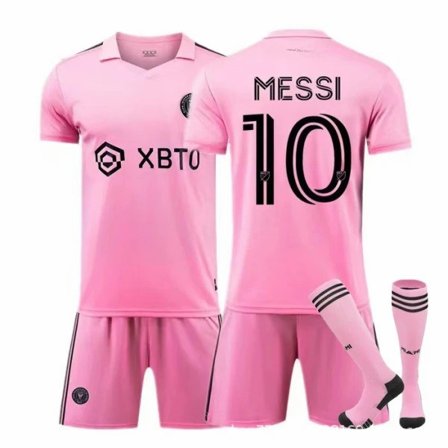 Major League Soccer Messi Nr. 10 Miami International Jersey Hjemme Borte Voksen Barn Fotballdraktsett Hjem Hjem