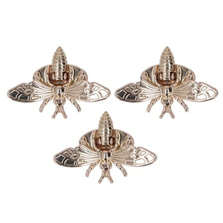 3 kpl Kultainen mehiläisen kääntölukko Pyörivä seos DIY-laukun valmistus Koristeelliset tarvikkeet