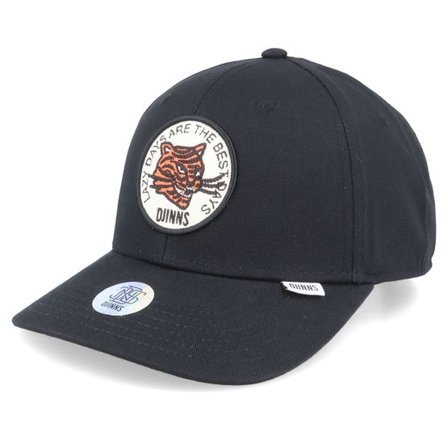Djinns - Svart adjustable Keps - 6 Panel Truefit Cap Lazy Tiger-Black Adjustable @ Hatstore