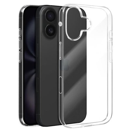 Coque - MAYAXESS - iPhone 16 - Mjuk silikon - Transparent - Skydd mot repor