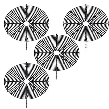 4 Stykker Blomsterpotte Gitter, 30 cm Blomsterpotte Gitter, Blomsterpotte Deksel Plantebeskyttelse, Plantebeskyttelsesnett