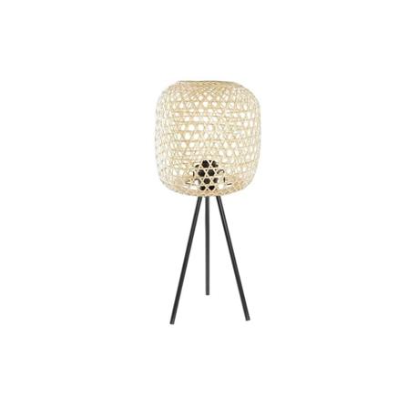 Bordslampa Dkd Home Decor Svart Brun 220 V 50 W Tropiskt (23 X 2
