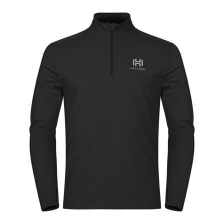 Hellner Virdja Half Zip LS Top Men's Men long-sleeved training tops Black L